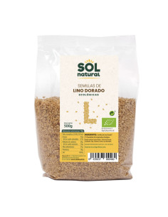 Semillas de Lino dorado bio 500g Sol Natural